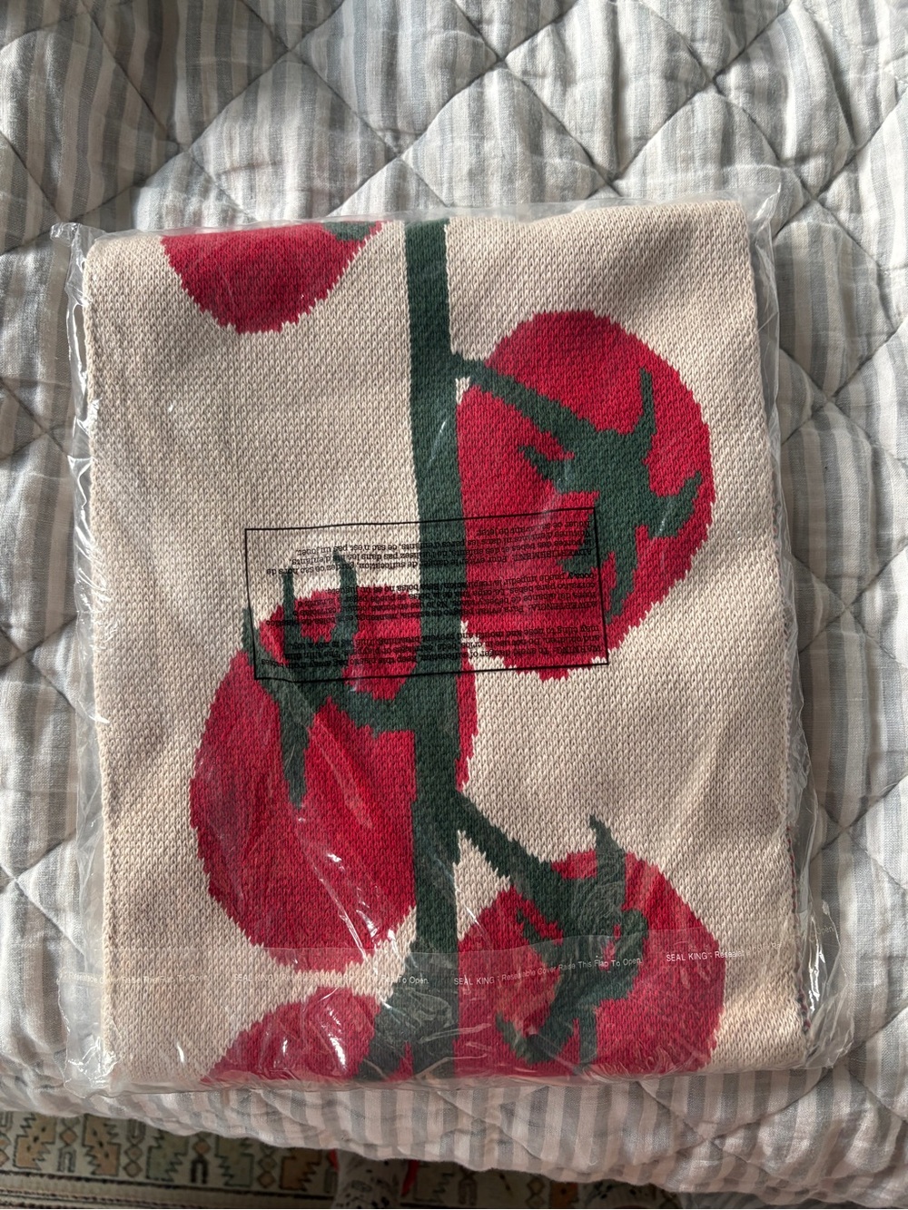 Kristina Micotti Tomato Scarf - never worn